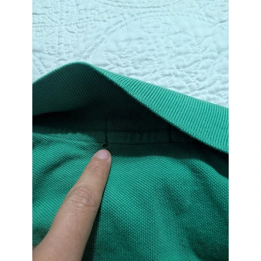 Polo Ralph Lauren Classic Fit Green Polo Shirt Men's Small Pony Cotton